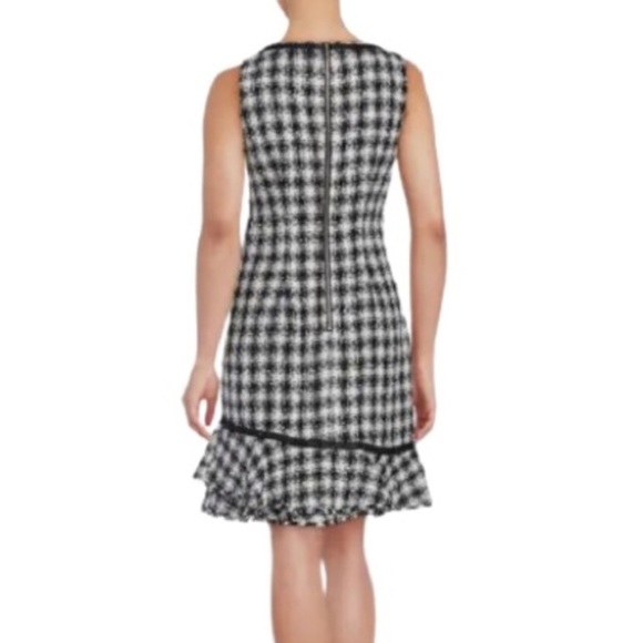 NWOT Karl Lagerfeld Paris Shift Sleeveless Tweed Dress Size 6 - Picture 2 of 8